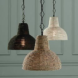 Beaded Hanging Lamp