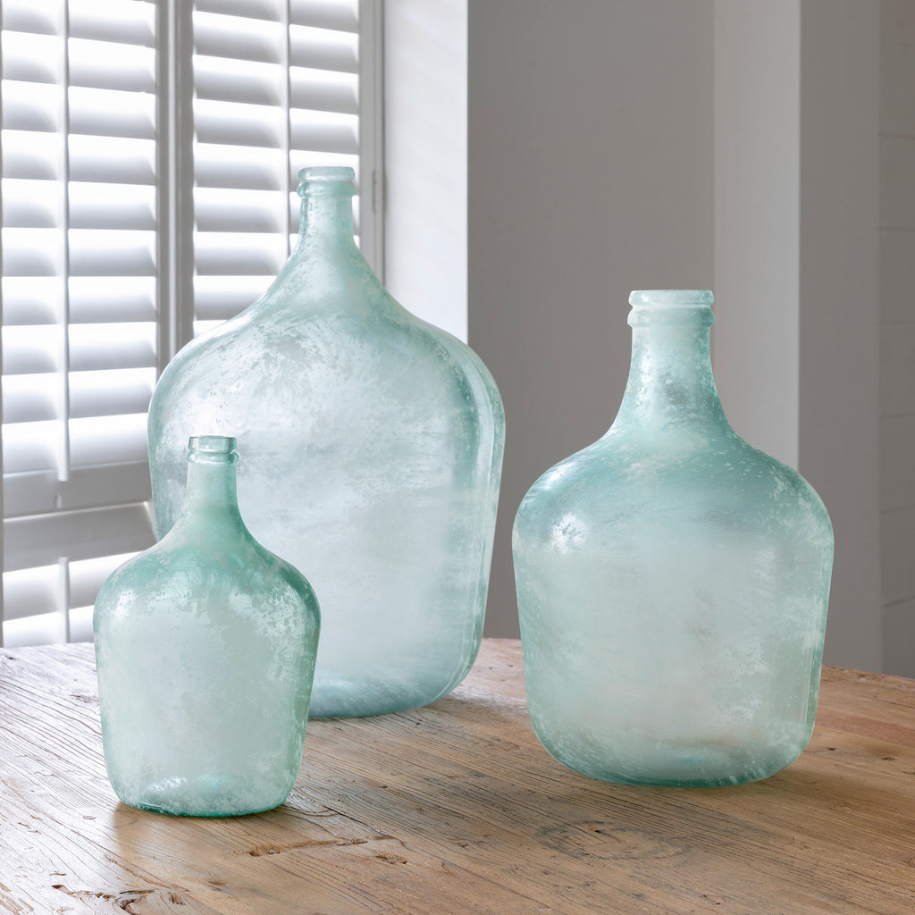 Cellar Bottle, Frosted Seafoam, Large