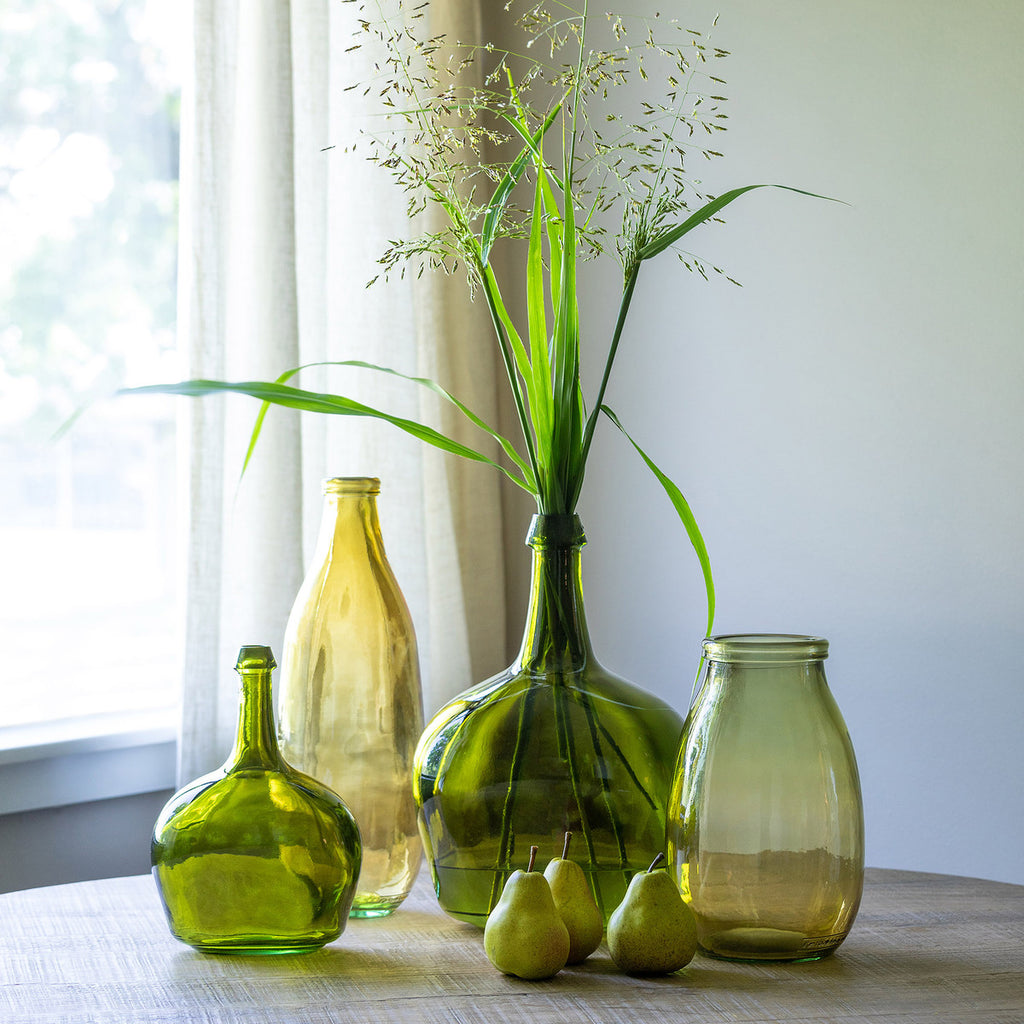 Olive Bottle Vase, Large