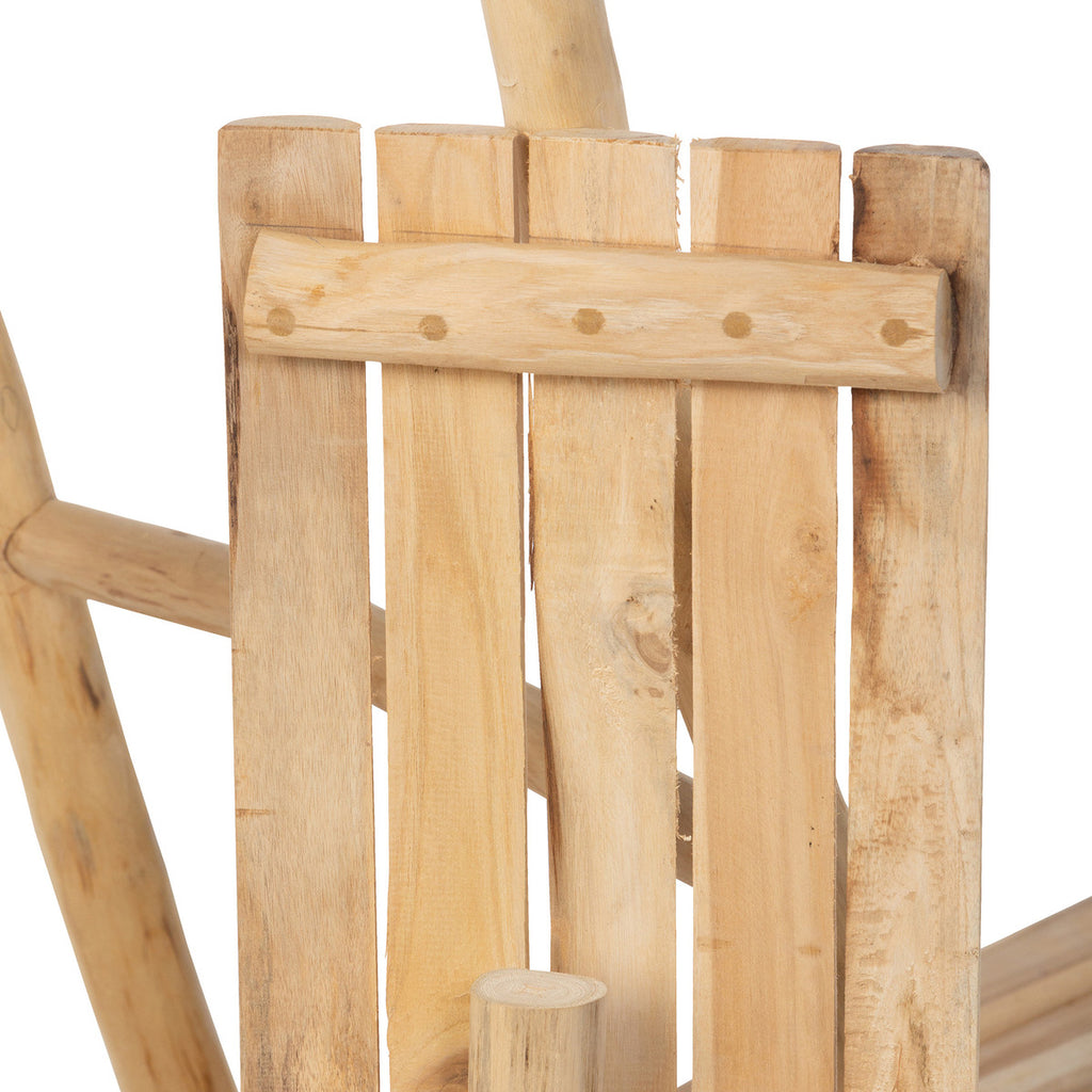 Natural Ladder Display Shelf