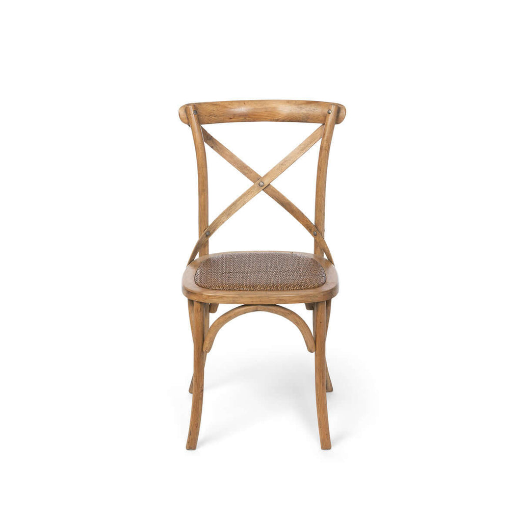 Wooden Cross Back Chair