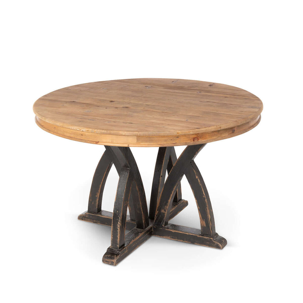 Elba Round Wood Dining Table