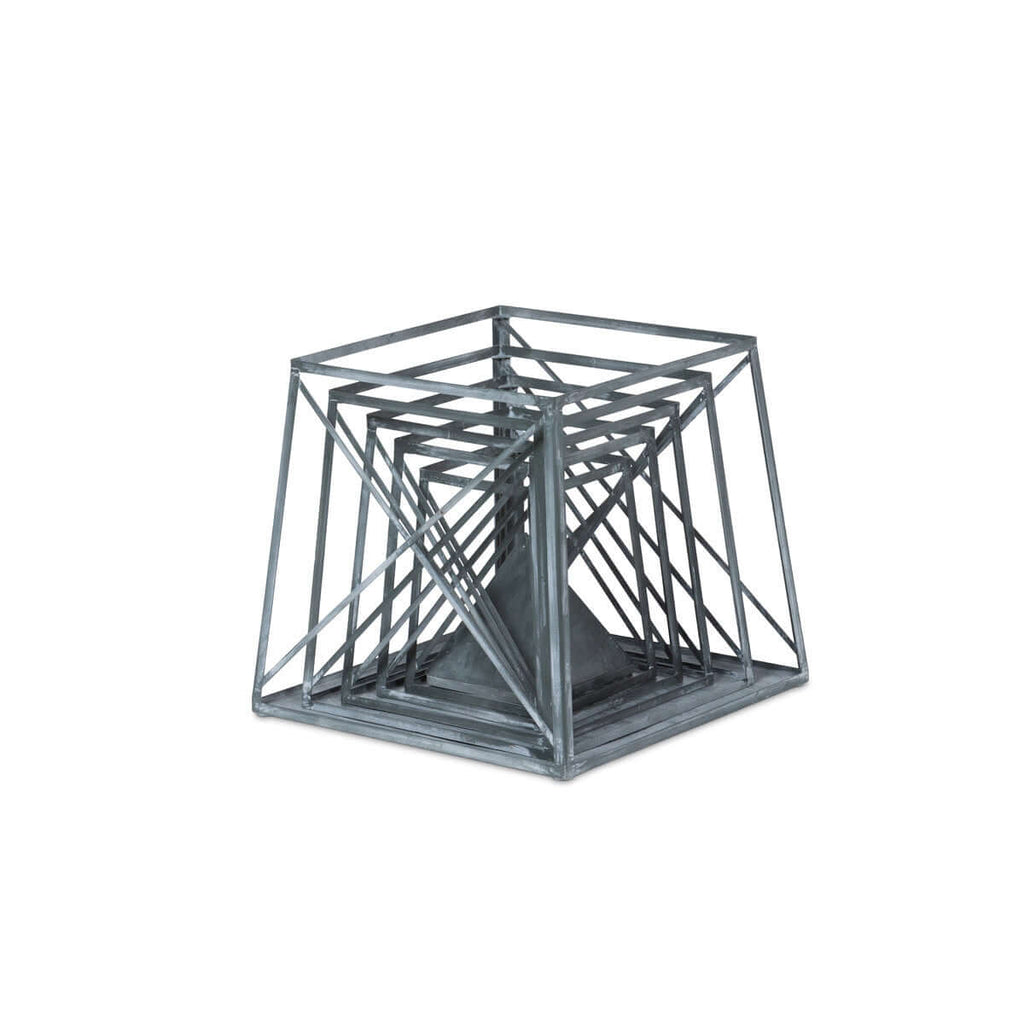 Stackable Galvanized Obelisk