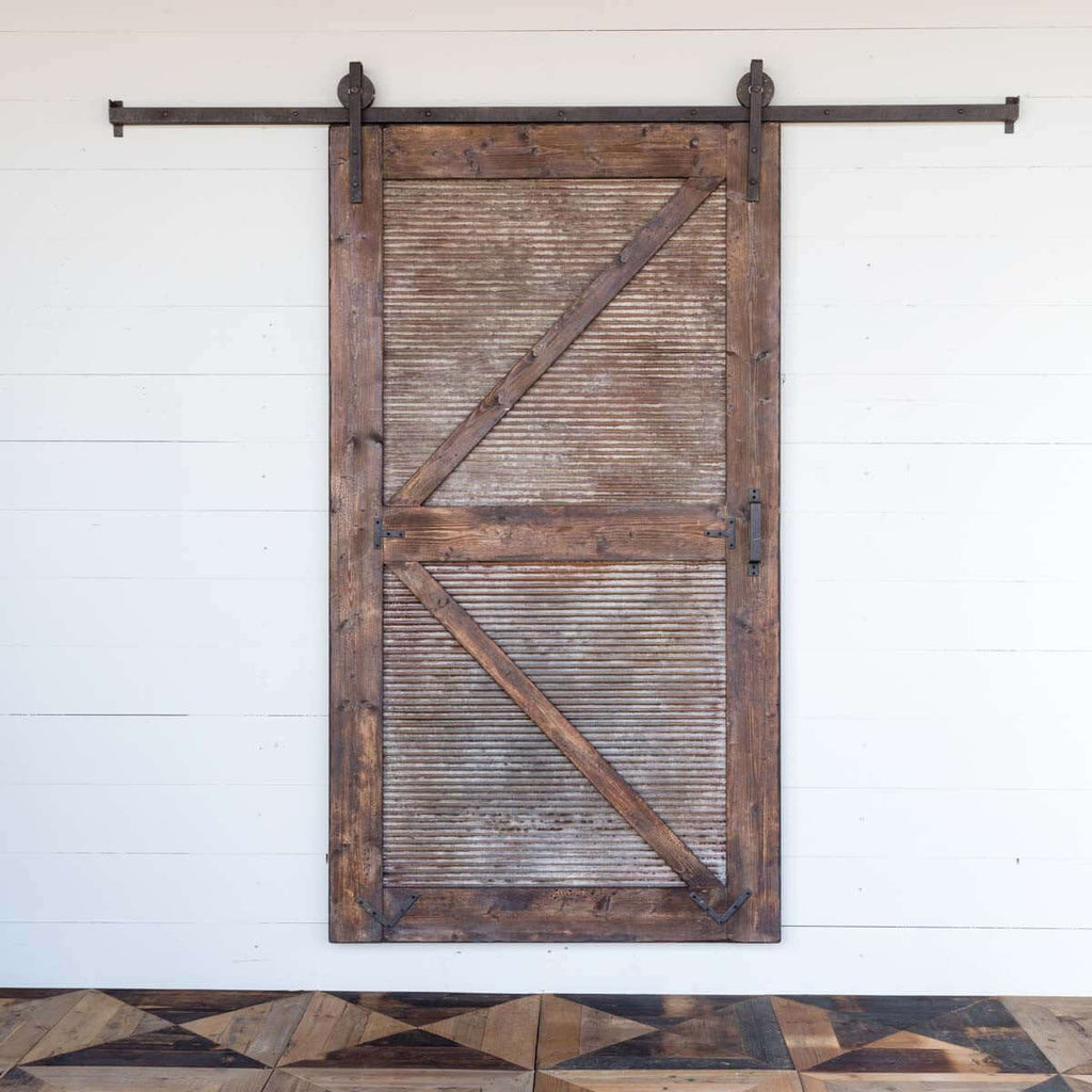 Sliding Barn Door with Rail Hardware