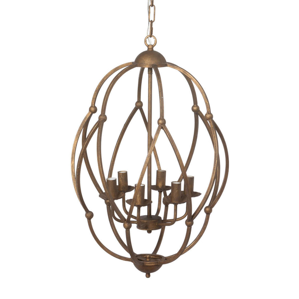 Raleigh Bronze Chandelier