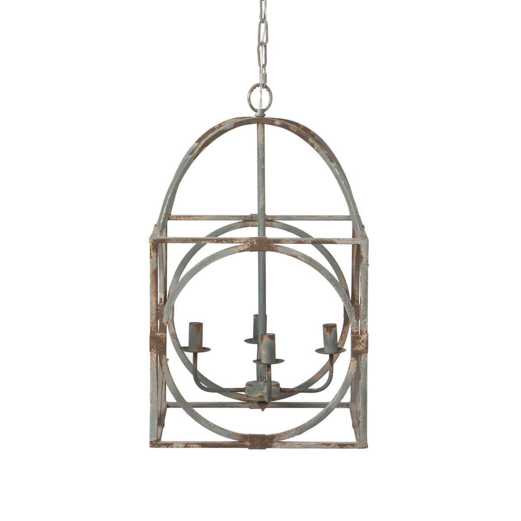 Metal Birdcage Chandelier