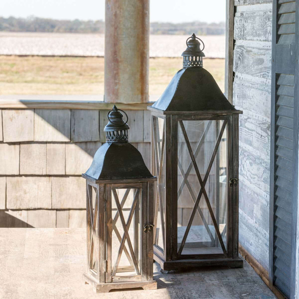 Country Club Lanterns, Set of 2