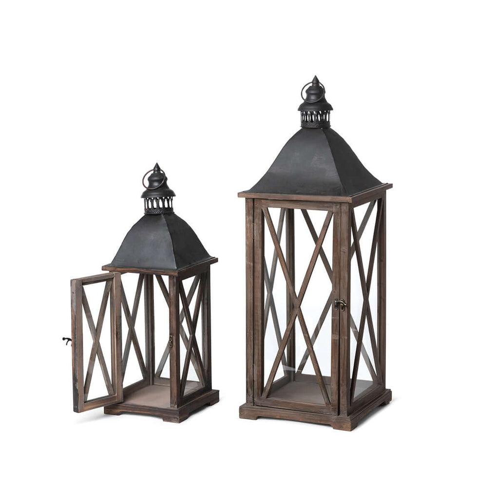 Country Club Lanterns, Set of 2