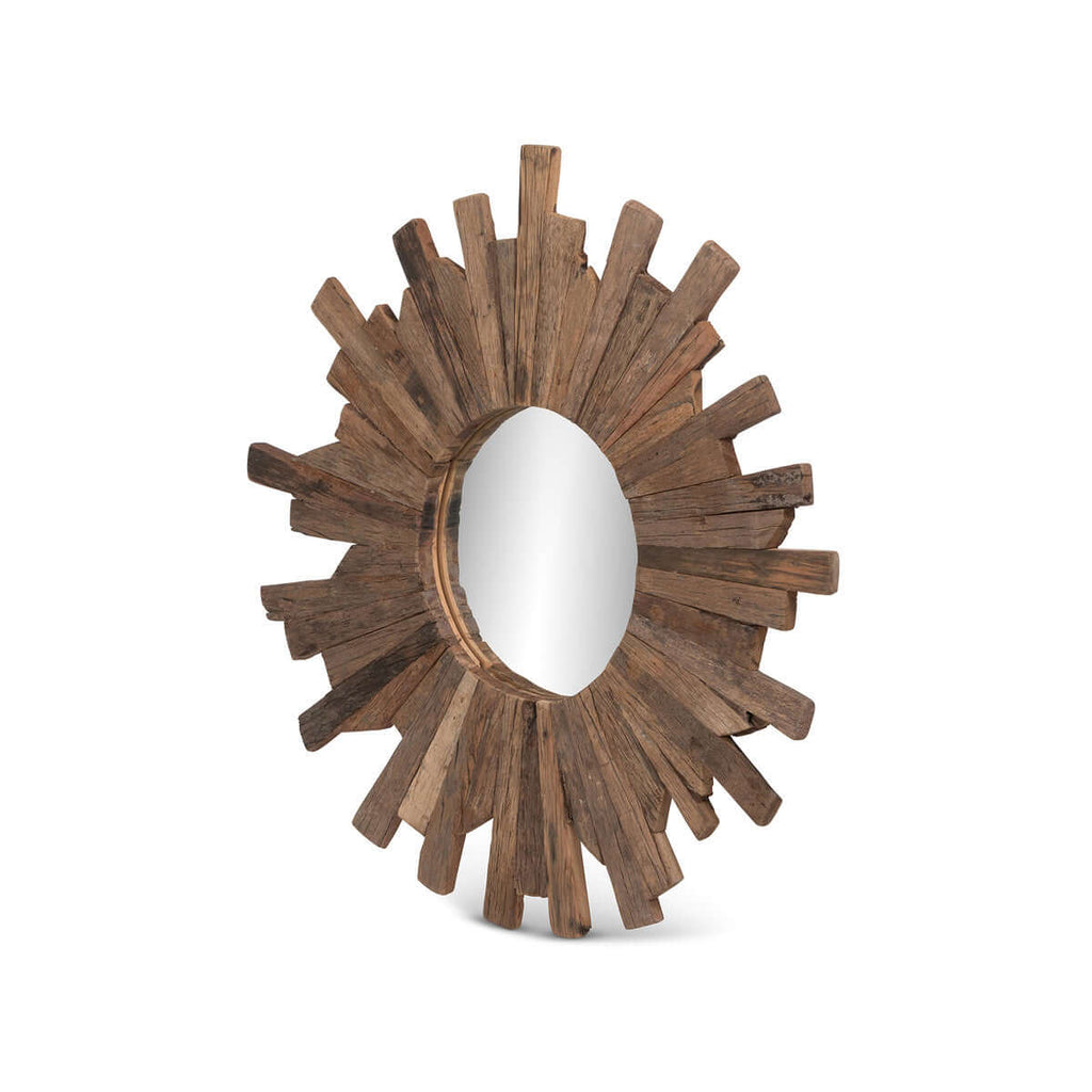 Railway Wood Starburst Mirror