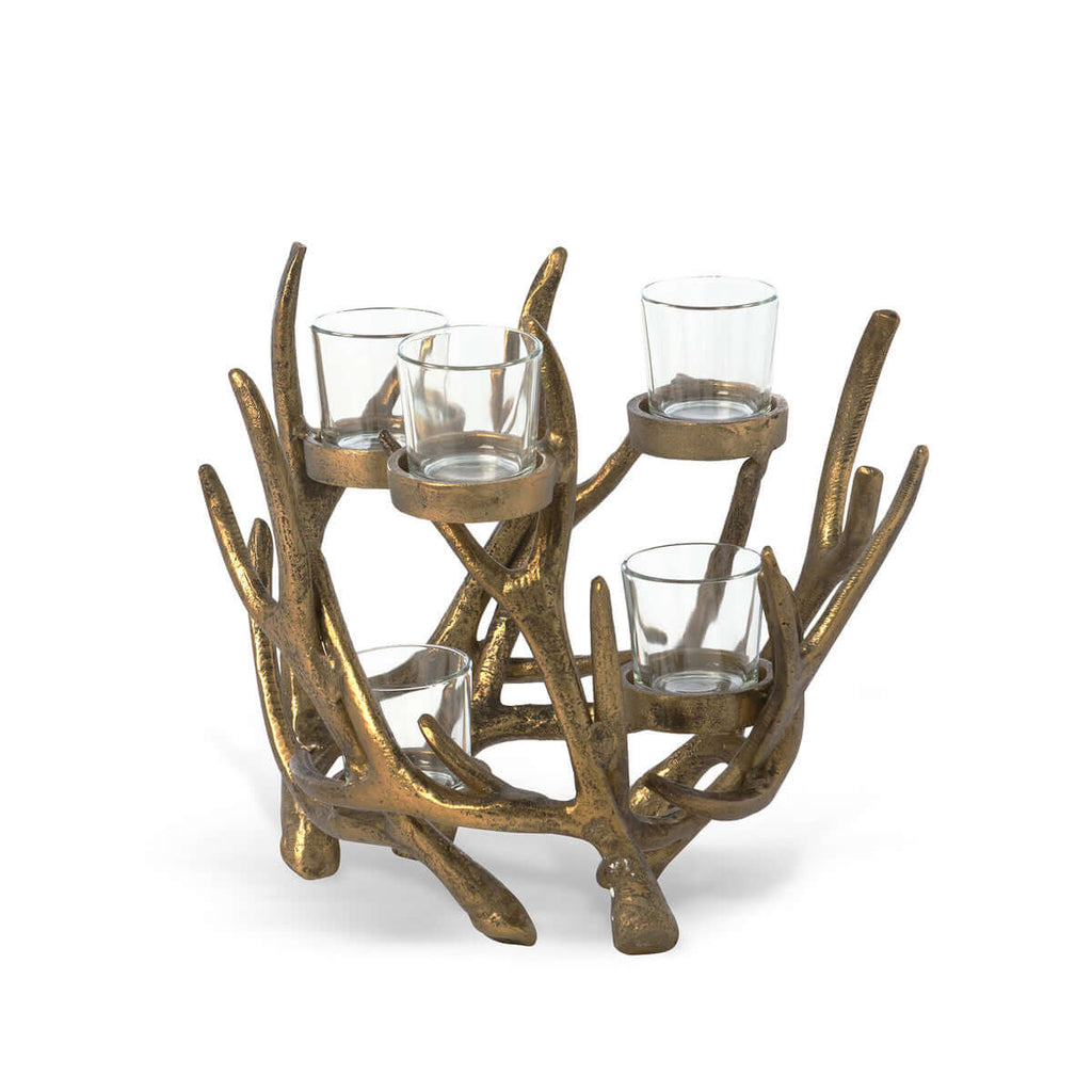 Antler Cast Aluminum Centerpiece x 5