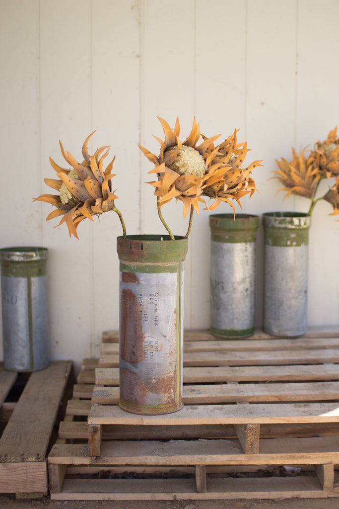 RECLAIMED MILITARY CANISTER