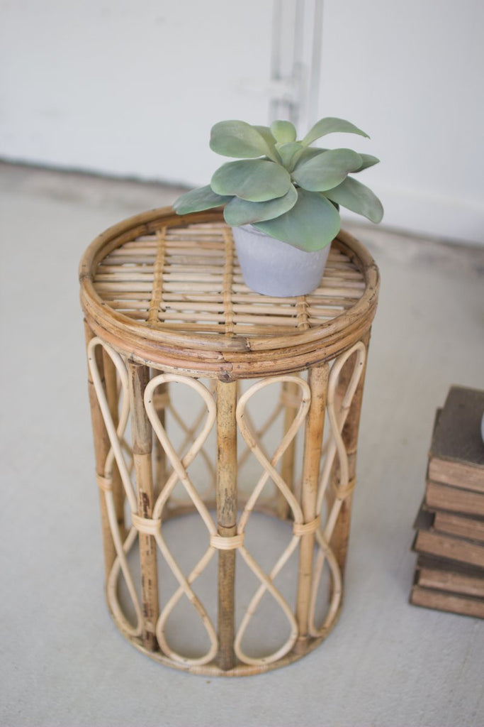 CANE ACCENT TABLE