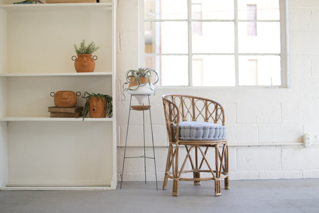 BARREL SHAPED BAMBOO CHAIR