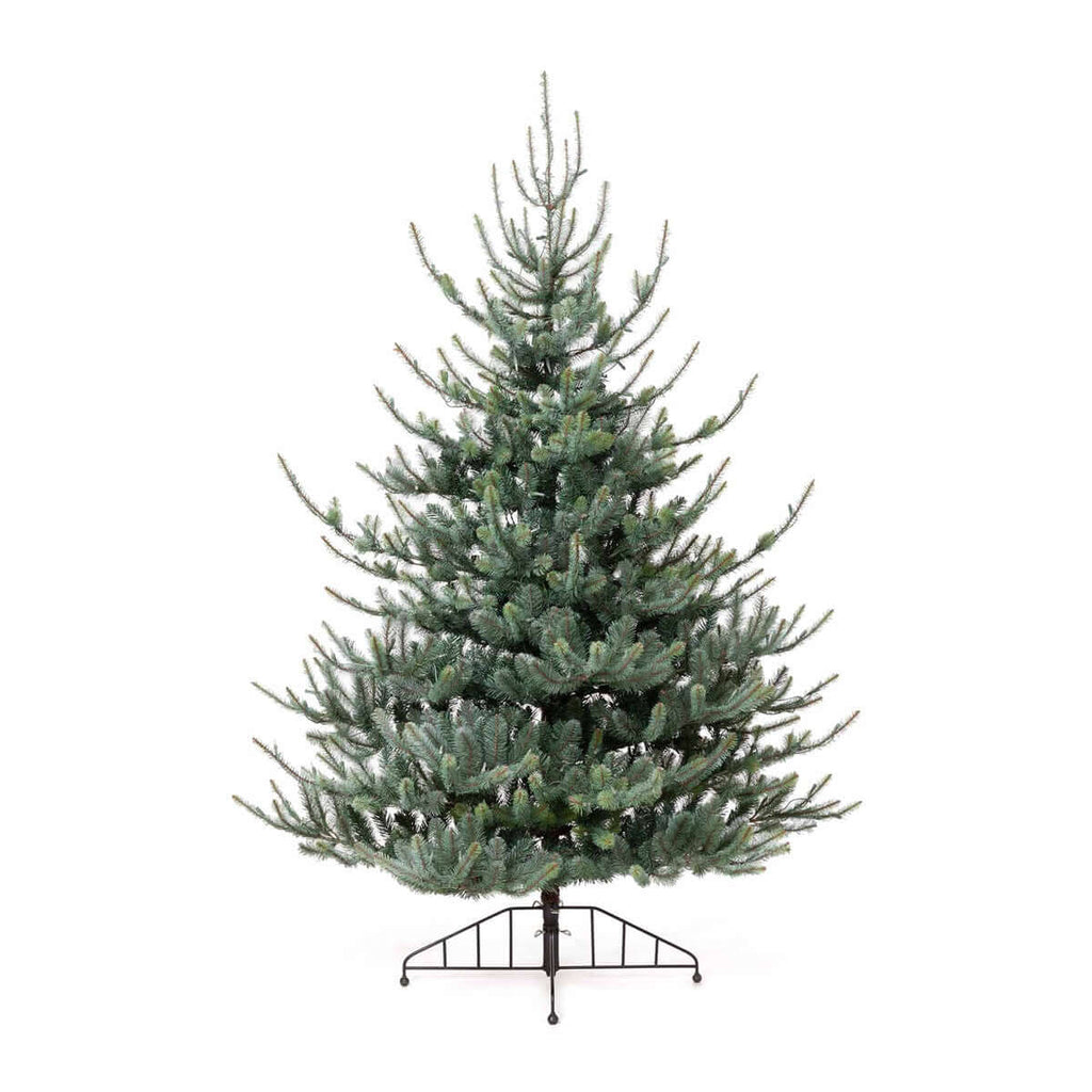 Park Hill Blue Spruce Half Christmas Tree, 7.5'