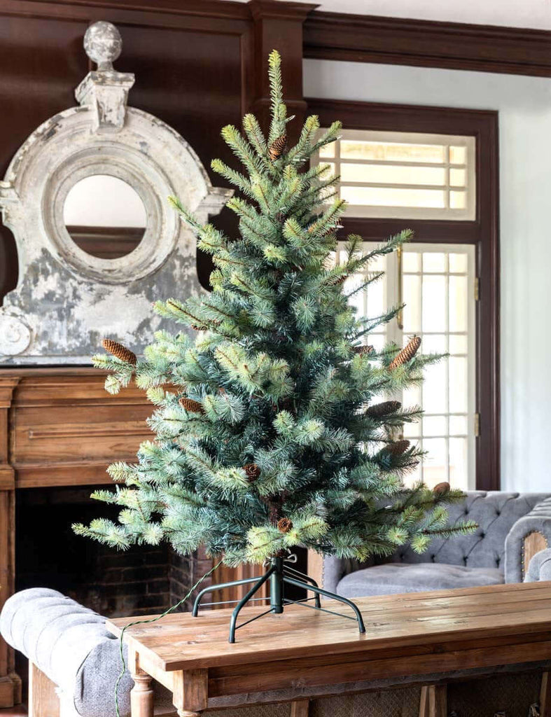 Park Hill Blue Spruce Christmas Tree, 4.5'