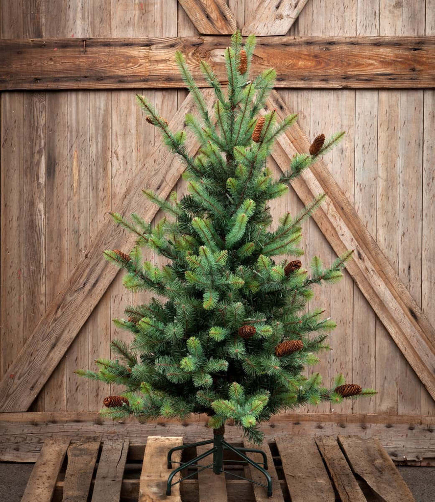 Park Hill Blue Spruce Christmas Tree, 4.5'