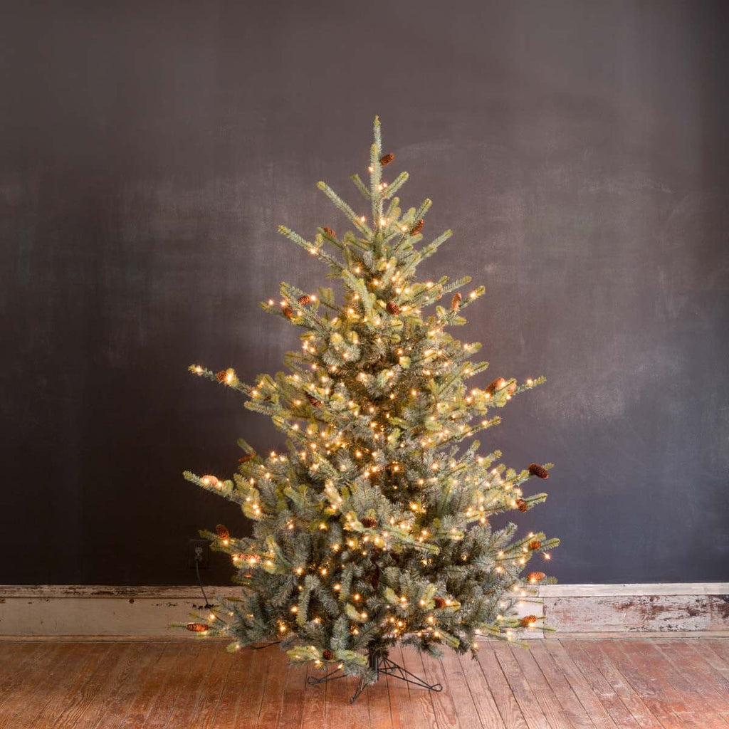 Park Hill Blue Spruce Christmas Tree, 7.5'