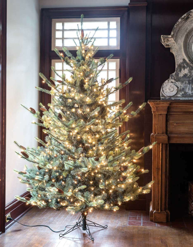 Park Hill Blue Spruce Christmas Tree, 7.5'