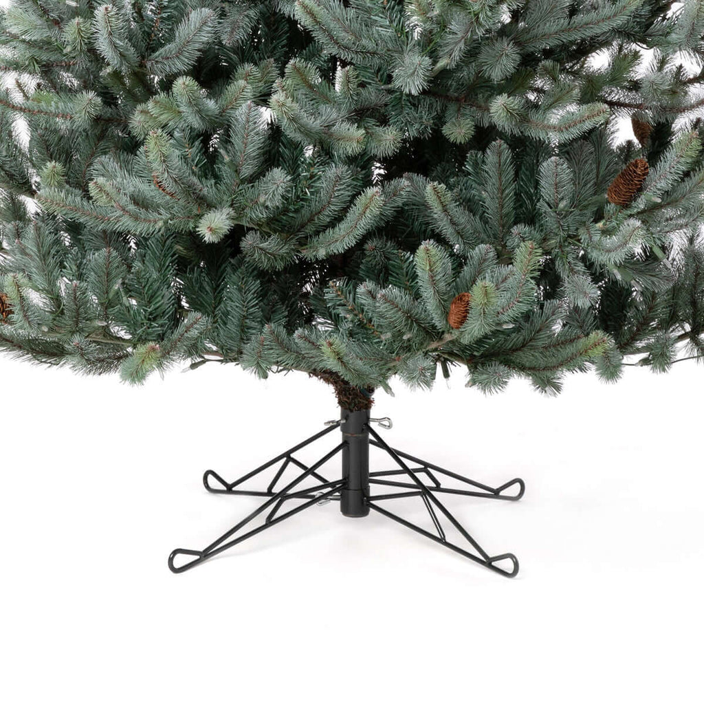 Park Hill Blue Spruce Christmas Tree, 7.5' Clear and Multi Lights