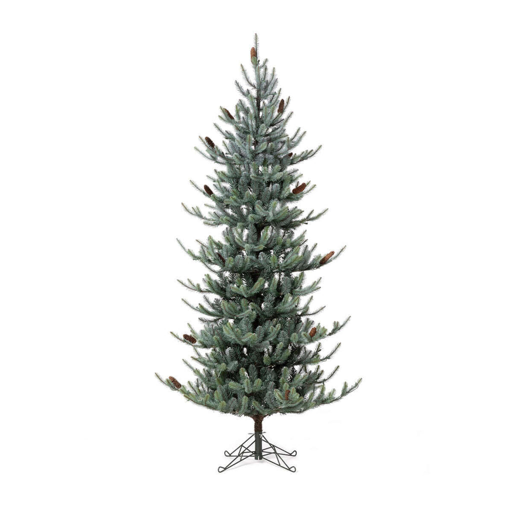 Park Hill Blue Spruce Slim Christmas Tree, 7.5'