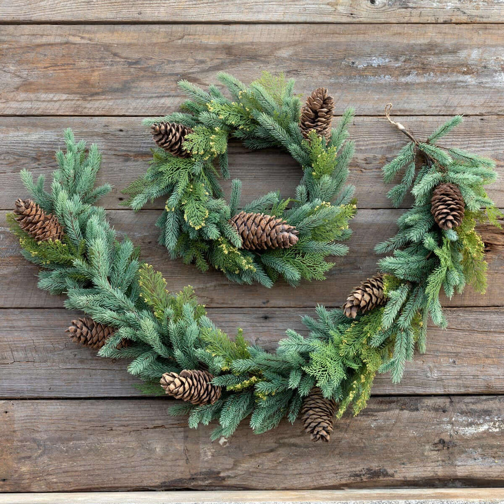 Mixed Evergreen Wreath